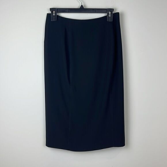 VINCE knee length black pencil skirt size 0 - Picture 4 of 10